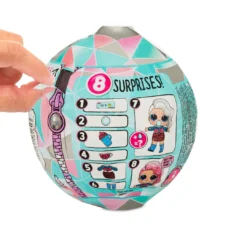 Collectible Dolls LOL Surprise Winter Disco Series Glitter Globe With 8 Surprises