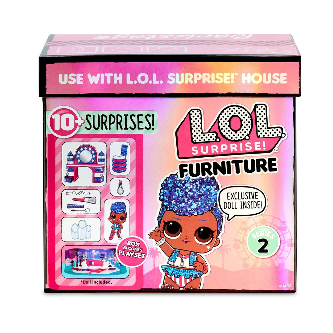 Sale LOL Surprise Furniture Series 2 Backstage With Independent Queen & 10+ Surprises