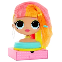 LOL Surprise OMG Styling Head Neonlicious With Stick-On Hair For Endless Styles