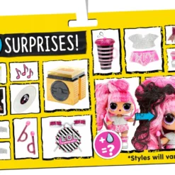LOL Surprise Remix Hair Flip Dolls - 15 Surprises With Hair Reveal & Music