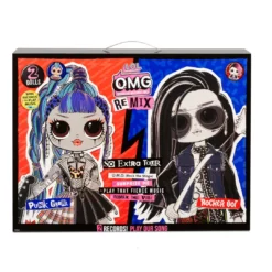 LOL Surprise OMG Remix Rocker Boi And Punk Grrrl 2 Pack -2 Fashion Dolls With Music Sale