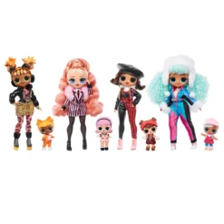 LOL Surprise OMG Winter Chill Camp Cutie Fashion Doll & Babe In The Woods Doll With 25 Surprises Fashion Dolls