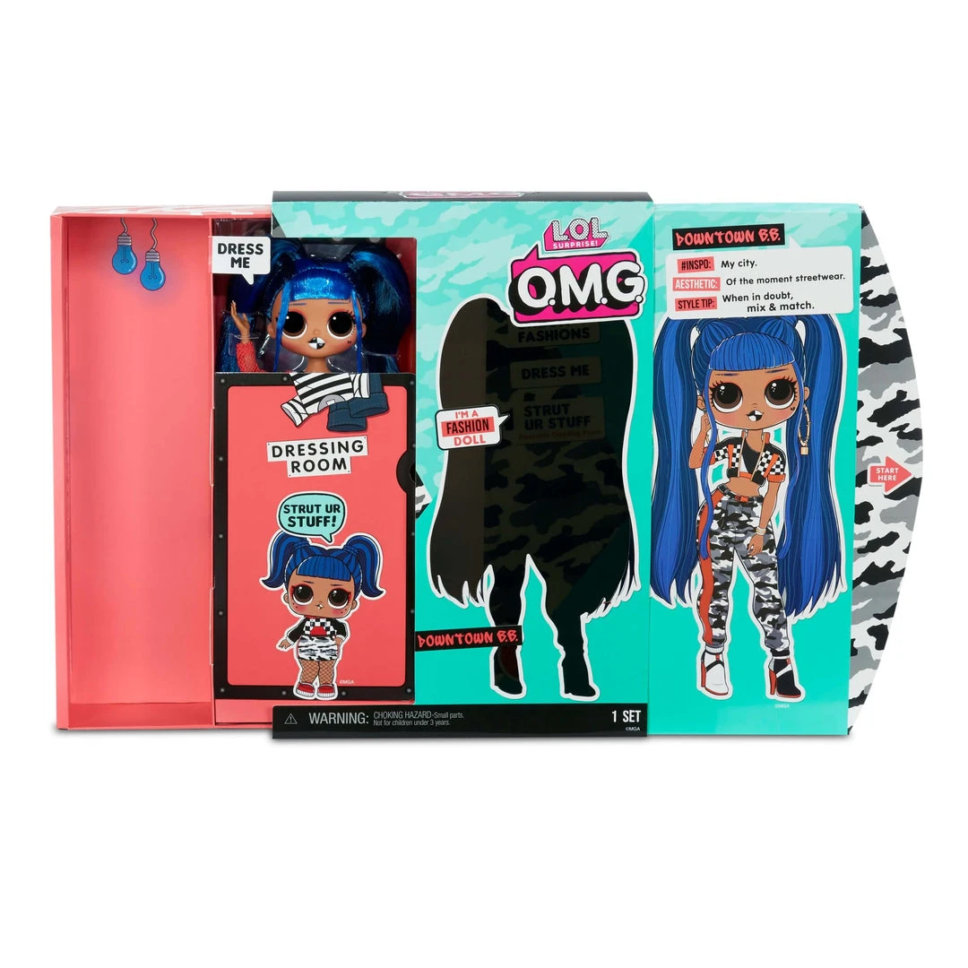 L.O.L. Surprise! Official Store Sale LOL Surprise OMG Downtown B.B. Fashion Doll With 20 Surprises