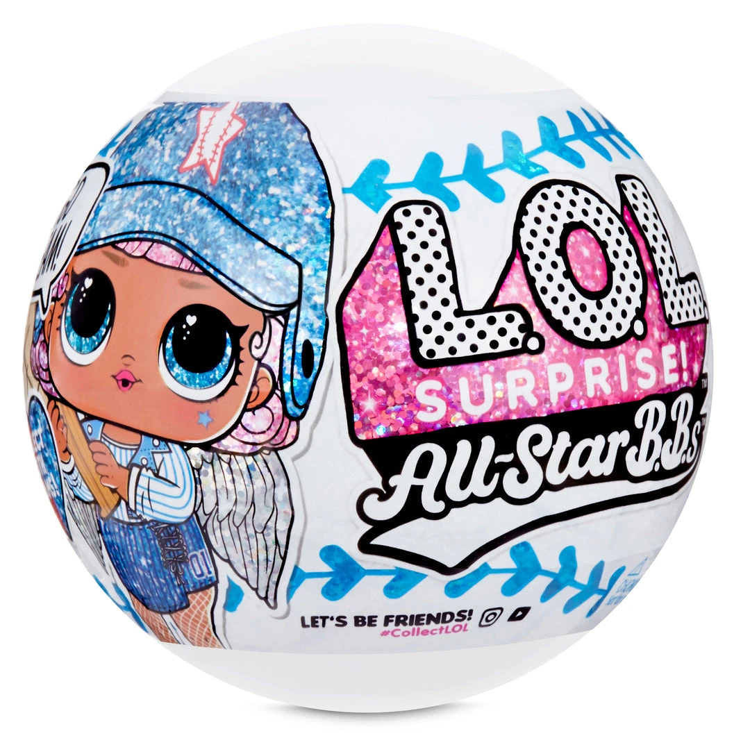 Sale LOL Surprise All-Star B.B.s Sports Series 1 Baseball Sparkly Dolls With 8 Surprises
