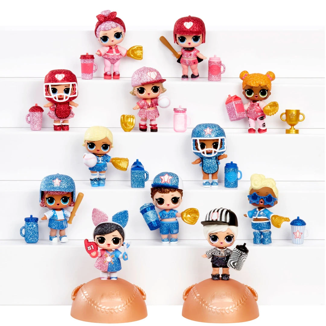 Sale LOL Surprise All-Star B.B.s Sports Series 1 Baseball Sparkly Dolls With 8 Surprises