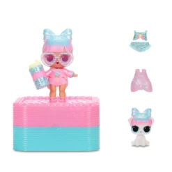 Gifts LOL Surprise Deluxe Present Surprise With Limited Edition Miss Par-tay Doll And Pet, Pink