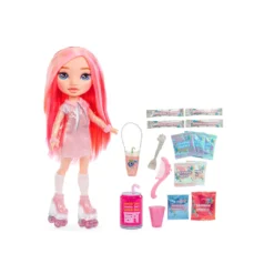 Rainbow High Rainbow Surprise Pixie Rose, 14-inch Doll With DIY Slime Fashion