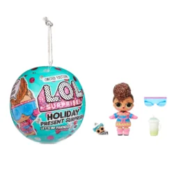 L.O.L. Surprise! Official Store LOL Surprise Holiday Present Surprise Dolls With 7 Surprises Including Surprise Tiny Elves