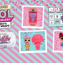 LOL Surprise Confetti Present Surprise-Re-released Doll With 15 Surprises