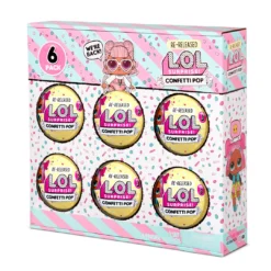 LOL Surprise Confetti Pop 6 Pack Angel - 6 Re-released Dolls Each With 9 Surprises Create Your Own Bundle