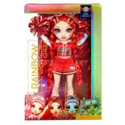 Rainbow High Cheer Ruby Anderson – Red Cheerleader Fashion Doll