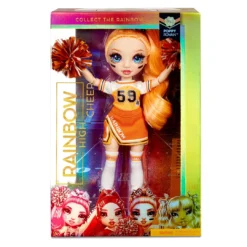 Rainbow High Cheer Poppy Rowan – Orange Cheerleader Fashion Doll