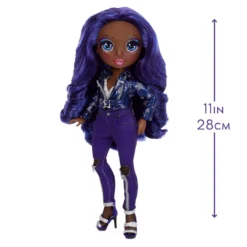Rainbow High Krystal Bailey – Series 2 Indigo Fashion Doll With 2 Complete Outfits And Accessories