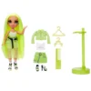 Rainbow High Karma Nichols – Series 2 Neon Green Fashion Doll With 2 Complete Outfits And Accessories
