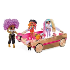 LOL Surprise 3-in-1 Party Cruiser Car With Surprise Pool, Dance Floor And Magic Black Lights