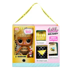 LOL Surprise Big Baby Queen Bee- 11 Inch Large Baby Doll With Colorful Surprises