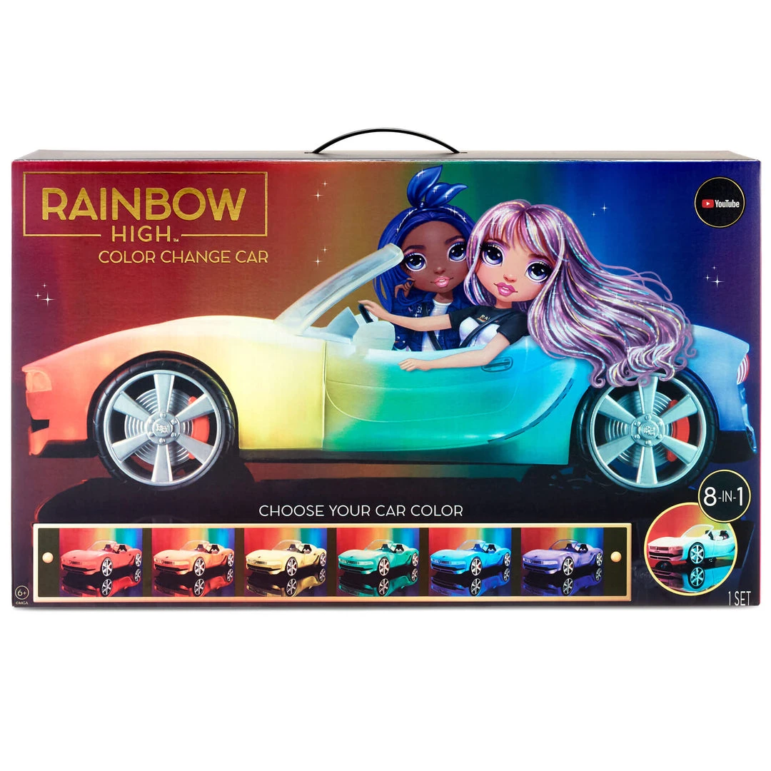 Rainbow High Convertible Color Change Car