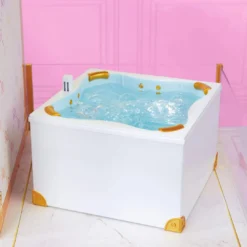 Rainbow High House Playset- 3-Story Wood Doll House (4-ft Tall And 3-FT Wide), Fully Furnished