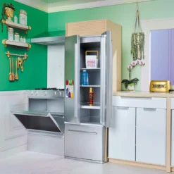 Rainbow High House Playset- 3-Story Wood Doll House (4-ft Tall And 3-FT Wide), Fully Furnished