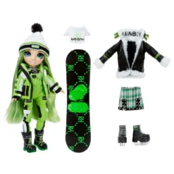 Rainbow High Winter Break Fashion Doll Jade Hunter With Accessories