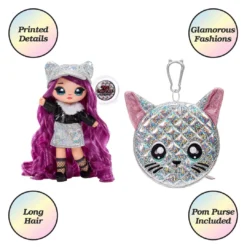 Na Na Na Surprise 2-in-1 Soft Fashion Doll Glam Series - Chrissy Diamond