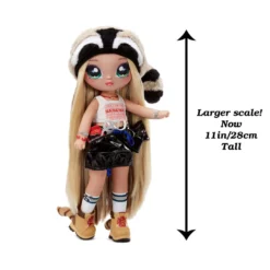 Na Na Na Surprise Teens Fashion Doll – Gretchen Stripes, Raccoon Inspired