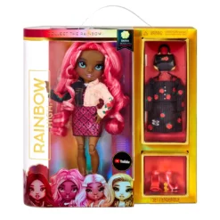 Rainbow High Daria Roselyn-Series 3 Rose (Pinkish Red) Fashion Doll With 2 Outfits
