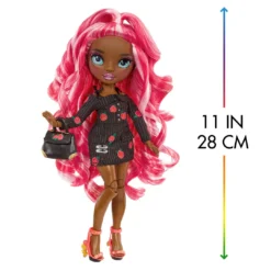 Rainbow High Daria Roselyn-Series 3 Rose (Pinkish Red) Fashion Doll With 2 Outfits