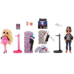 LOL Surprise OMG Movie Magic 2 Pack Fashion Dolls - Tough Dude & Pink Chick