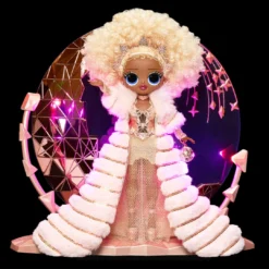 LOL Surprise Holiday OMG 2021 Collector NYE Queen Fashion Doll With Gold Fashions And Accessories
