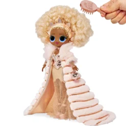 LOL Surprise Holiday OMG 2021 Collector NYE Queen Fashion Doll With Gold Fashions And Accessories