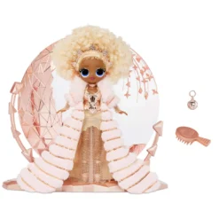 LOL Surprise Holiday OMG 2021 Collector NYE Queen Fashion Doll With Gold Fashions And Accessories
