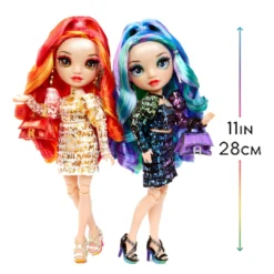 Rainbow High Special Edition Twin Fashion Dolls, Laurel & Holly De'Vious With Doll Accessories