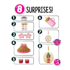 LOL Surprise Holiday Supreme Doll Tinsel With 8 Surprises