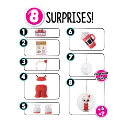 Sale LOL Surprise Holiday Supreme Doll Sleigh Babe With 8 Surprises