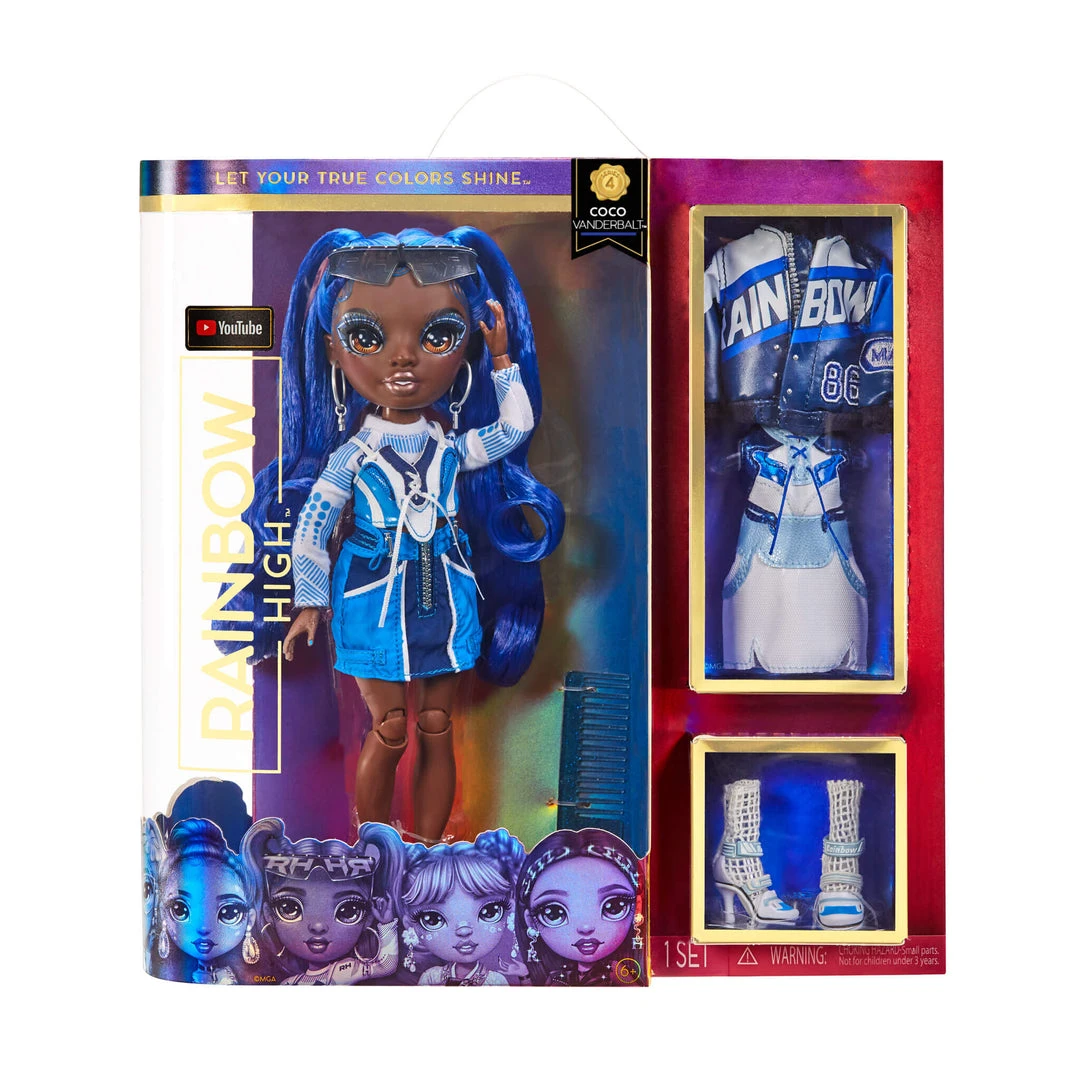 Rainbow High Coco Vanderbalt - Cobalt Blue Fashion Doll