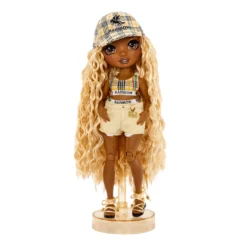 Rainbow High Pacific Coast Harper Dune-Sand (Light Yellow) With Pool Accessories Playset