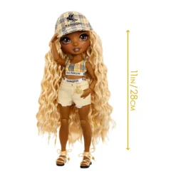 Rainbow High Pacific Coast Harper Dune-Sand (Light Yellow) With Pool Accessories Playset