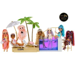 Rainbow High Color Change Pool & Beach Club Playset