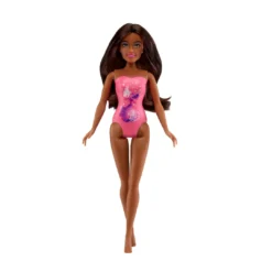 MGA's Dream Ella Splash Doll – Yasmin,11.5" Black Hair Doll In Pink Swimsuit