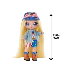 Na Na Na Surprise Glam Series 2 Erika Featherton - Patriotic Eagle-Inspired 7.5