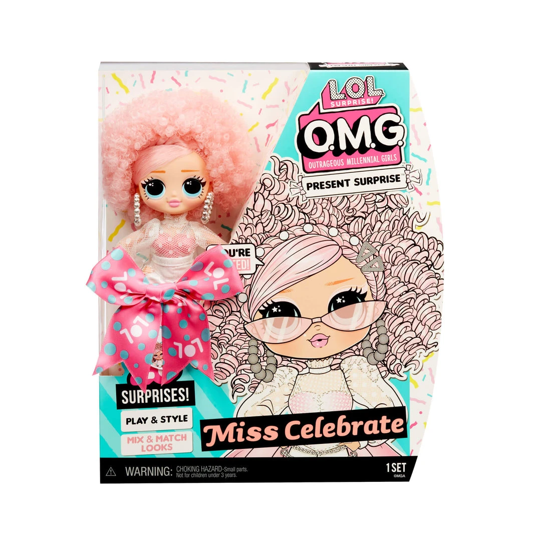L.O.L. Surprise! Official Store Sale LOL Surprise OMG Present Surprise Series 2 Fashion Doll Miss Celebrate