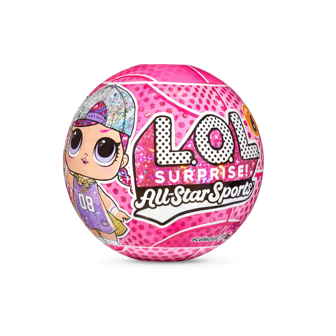 L.O.L. Surprise! Official Store LOL Surprise All-Star B.B.s Sports Sparkly Basketball Series With 8 Surprises Collectible Dolls