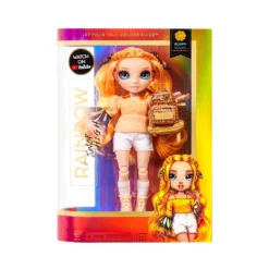 Rainbow High Junior High Poppy Rowan - 9-inch ORANGE Fashion Doll With Accessories