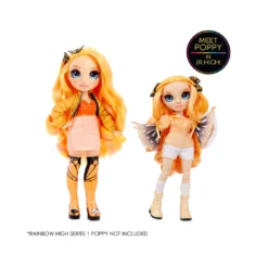 Rainbow High Junior High Poppy Rowan - 9-inch ORANGE Fashion Doll With Accessories