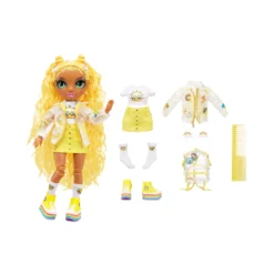 Rainbow High Junior High Sunny Madison - 9-inch YELLOW Fashion Doll With Accessories