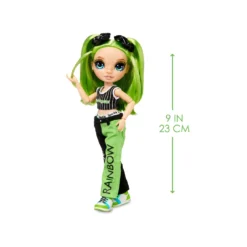 Rainbow High Junior High Jade Hunter - 9-inch GREEN Fashion Doll With Accessories