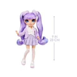 Rainbow High Junior High Violet Willow - 9-inch PURPLE Fashion Doll With Accessories