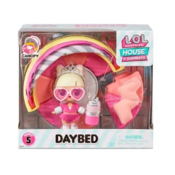 L.O.L. Surprise! Official Store LOL Surprise OMG House Of Surprises Daybed Playset With Suite Princess With 8 Surprises
