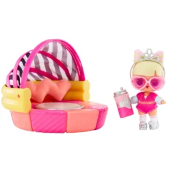 L.O.L. Surprise! Official Store LOL Surprise OMG House Of Surprises Daybed Playset With Suite Princess With 8 Surprises